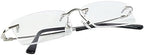 Agstum Blue Light Blocking Glasses - Flexible Rimless Titanium Alloy Eyeglasses Frames Clear Lens