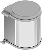 Menage Confort 13L Stainless Steel Round Automatic Open Kitchen Cabinet Trash Can