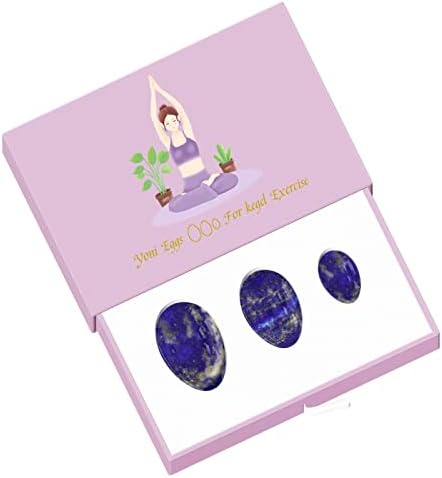 Yoni Egg Jade Eggs for Women Kegel Exercise Natural Jade Stone Massage Ball,Undrill Egg with Box