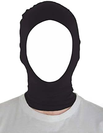 Sheface Men's and Women's Spandex Halloween Cosplay Mask Party Open Face Hood Costume Mask