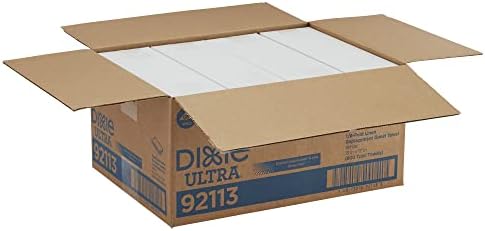 Dixie Ultra 1/6-Fold Linen Replacement Napkin by GP PRO GEORGIA-PACIFIC White; 92113; 200 Napkins Per Box; 4 Boxes Per Case (800 Total)