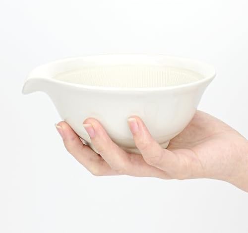 Linkidea Ceramic Shaving Bowl, Shaving Soap Lather Mug Cup for Men, Wide Mouth Barber Beard Wet Razor Shave Cream Cup