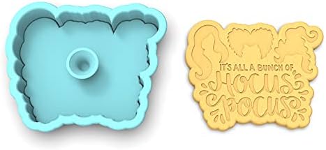 It's All a Bunch of Witch Sisters Cookie Cutter & Stamp (4.5 in. Wide X 3.64 in. Tall)