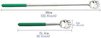 CERRXIAN (4-Pack) Telescoping Back Scratcher, LEMENG Portable Extendable Telescopic Bear Claws Metal Back Scratchers - Hand Massager Backslap with Rubber Handles