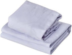 Master Massage Cotton Flannel Sheets Set (3 Piece Set) Massage Table Cover Set, Beauty Salon SPA Bed Replacement Cover, Includes Table Cover, Face Cushion Cover, Table Sheet, Pure White