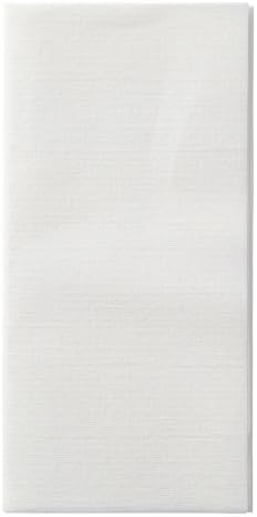 Hoffmaster 120072 Linen-Like Select Dinner Napkin, 17" Length x 17" Width, White, 1/8 Fold (Case of 300)