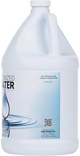 Deionized Water - Prime Demineralized Solution - Certified Laboratory Grade DI Water - Sterile for Deep Cleaning, Cooling, Cosmetic, & Hygiene