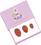 Red Jasper Yoni Egg Set Yoni Wand 100% Natural Precious Gemstone for Kegel Exercise Jade Feminine Product,Undrill Egg with Box