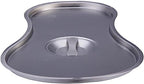 Adult Bedpan Performance Fracture Bed Pan with Lid Portable Bedpans Stainless Steel Bidet Bed for Bedridden Patients Pregnant Woman and Old Man,-A
