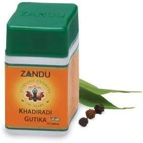 Zandu khadiradi gutika-70 tab.(Pack of Two)