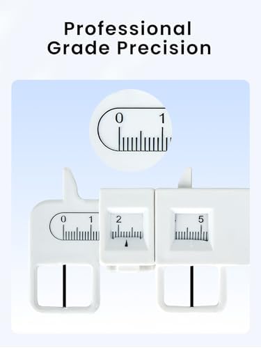 Optical Vernier PD Ruler: Ophthalmic Pupil Distance Measuring Tool (1 Pack)