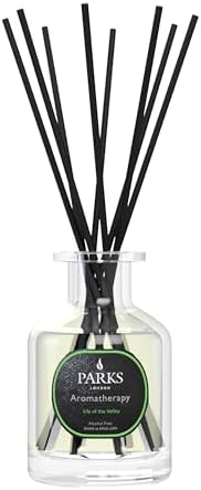 Parks London Lily of The Valley Aromatherapy Diffuser | Floral Home Fragrance | Alcohol-Free | Long-Lasting Scent | Made in The UK | 100ml
