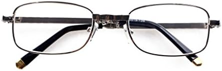 Mens Womens Folding Reading Travel +4.50 Glasses w Case 16 Strengths Available