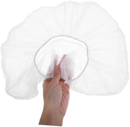 50 Pcs Disposable U-Shaped Pillow Cases for Massage Tables – Non-Woven Spa and Salon Use Covers Elastic for Face Support