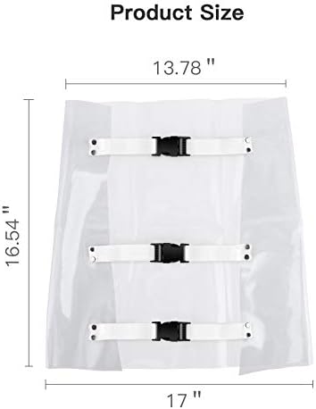 Annhua Foot Pad Dustproof Dental Chair Toe Cover Sleeve with Elastic Bands, Foot Mat Cushion Transparent Dentist Clinic Unit Protector Anti-Dropping - Washable & Reusable