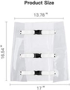 Annhua Foot Pad Dustproof Dental Chair Toe Cover Sleeve with Elastic Bands, Foot Mat Cushion Transparent Dentist Clinic Unit Protector Anti-Dropping - Washable & Reusable