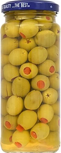 Goya Manzanilla Spanish Stuffed With Minced Pimientos, Olive, 6.75 Ounce