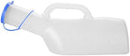 Sonew 1000ml Portable Urine Bottle Transparent ABS Chamber Pot with Lid, Mobile Toilet Urine Collector for Kids Adults Long-distance Bus Drivers