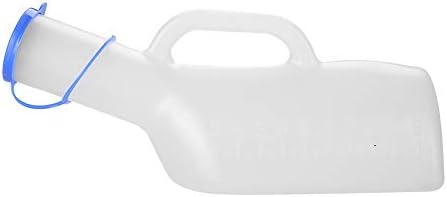 Sonew 1000ml Portable Urine Bottle Transparent ABS Chamber Pot with Lid, Mobile Toilet Urine Collector for Kids Adults Long-distance Bus Drivers