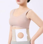 Men Or Women Ostomy Belt Breathable Ostomy Hernia Support Belt Abdominal Stoma Binder Brace Abdomen Band Stoma Support for Colostomy Patients to Prevent Parastomal Hernia Stoma Opening (L)