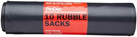 ProDec Roll of 10 Heavy Duty Rubble Sacks for Trade and Domestic Waste
