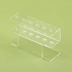 Acrylic Tweezers Holder, 6 Holes Tweezers Stand Display Organizer for Eyelash Extension Supplies Accessories Grafting Beauty Tools (6 Holes Transparent)