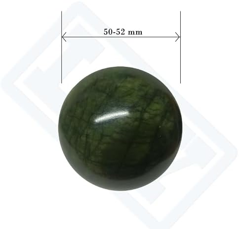LLY 2`` Hand Exercise Ball, Chinese Baoding Ball, Hand Therapy Ball, Adult Stress Relief Massage Ball, Alleviating Memory Loss (Xiuyan Jade)