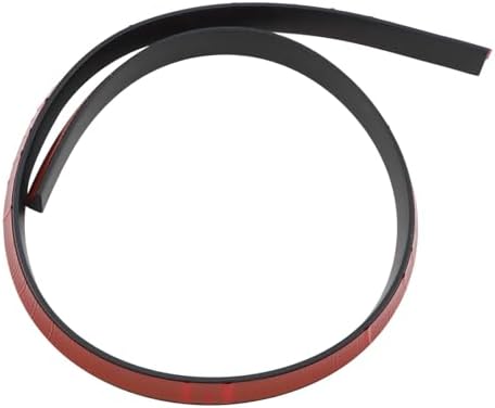 Silicone Slope Climbing Strip for Sweeping Robot — Flexible Threshold Ramp with Self-Adhesive Backing, Non-Slip Water Retaining Strip for Bathroom & Door Transitions(Black)