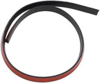 Silicone Slope Climbing Strip for Sweeping Robot — Flexible Threshold Ramp with Self-Adhesive Backing, Non-Slip Water Retaining Strip for Bathroom & Door Transitions(Black)