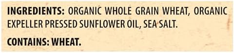 Triscuit Organic Original Whole Grain Wheat Crackers, Organic Crackers, Vegan Snacks, Bulk Lunch Snacks, 6 - 7 oz Boxes