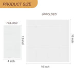 Prefolded Linen Feel White Paper Napkins, Disposable Napkins Cloth Like with Built-in Flatware Pocket, for Wedding Party, Birthday,Dinner,Gatherings,50 Count
