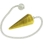 Amazing Gemstone Serpentine Crystal Pendulum for Divination - Certified Dowsing Crystals and Healing Stones for Chakra Balancing and Meditation - Enhance Reiki Spiritual Growth with Healing Crystals
