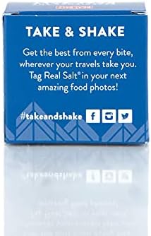 Redmond Real Sea Salt - Natural Unrefined Gluten Free Fine, 0.21 Ounce Pocket Shaker (6 Pack)