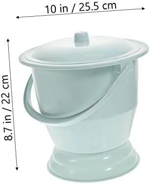1pc Thickened Portable Urinal Bucket with Lid Household Spittoon for Elderly Adults and Pregnant Women Lightweight Compact Design for Home Camping Travel