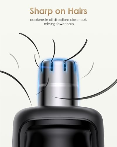 Nose and Ear Blade Replacement Head - Compatible with O Blade QP2734/QP2834/QP25XX/QP26XX/Pro 360 Precision Dual Blade, Waterproof, 360° Coverage, Rust Resistant Stainless Steel Easy Cleaning, One PC