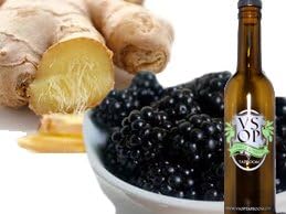 VSOP Blackberry Ginger Aged Dark Balsamic Vinegar of Modena (750 ml / 25.36 oz)