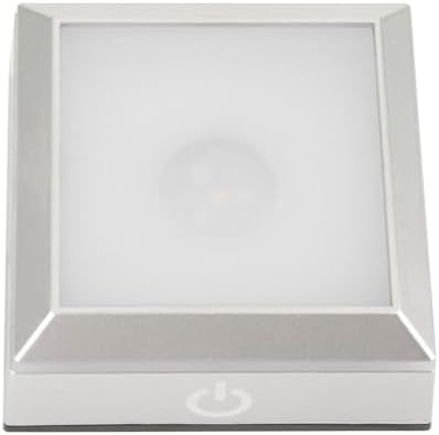 ZJchao Led Light Base, Ornament Display Stand Display Stand for Crystal Art Lighted Led Base Light for Glass Crystal Artwork (Square 4 lights touchable USB battery (delivered)