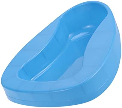 FRCOLOR Thickened Bed Pan for Elders Comfortable Plastic Toilet Bowl for Men Women Hospital Home Care Large Fit