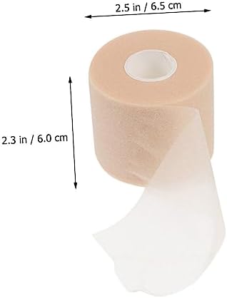 ORFOFE 2rolls Sponge Shock-Absorption Tape for Sports Skin Breathable Ankle Wrist Knee Wrap for Enhanced Stability and Protection During Activities