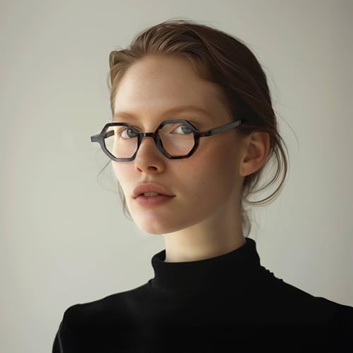 LONDON MOLE® Malibu reading glasses | Hexagonal/octagonal shape | Unisex | Spring hinges