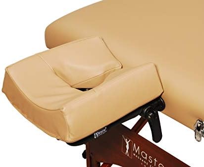 Master Massage Ergonomicdream Face Cushion Pillow Memory Foam Universal Headrests Cradle In Cream