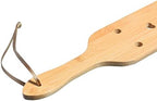 13.1inch Bamboo Paddle with Airflow Holes,Solid Durable Wooden Lightweight Paddle with Smooth Surface,Fraternity Or Sorority Greek Wood Paddle
