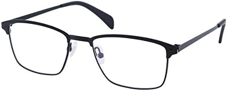 Lightweight Metal Black Bifocal Reading Glasses +3.00 D Shape Bifocals with line Bifocal Readers Spectacles
