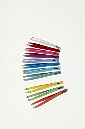 Vitry Color Tweezers Slant Ends