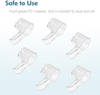 Toothbrush Covers for Oral b & iO Electric Toothbrush Head, Pack of 6(Transparent)