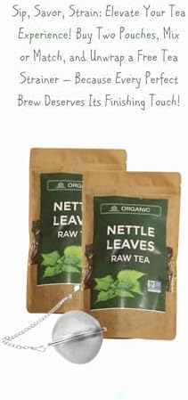 Healthy Healing Herbs Nettle Leaves Raw Herbal Tea (100 grams) - 22 servings