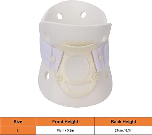TIST Neck Traction Device, Professional Household Neck Traction Device Adjustable Neck Collar Neck Brace Bandage, Neck Brace Shoulder Pain Cervical Spine Traction Neck Pillow(L) (S)(Large)