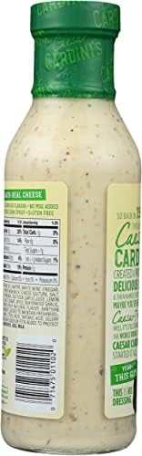 Cardini Caesar Dressing, Garlic Lemon, 12 Ounce (Pack of 6)