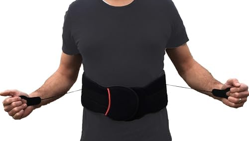 Alpha Medical Pain Relieving Back Brace, Lumbo-Sacral Orthosis Corset, Spinal Decompression, LSO, L0631 / L0648, Universal (up to 60" Abdomen) Back Support