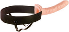 Pipedream Fetish Fantasy Series Hollow Strap-On, Flesh, 10 Inch